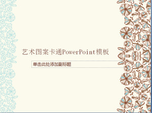 modelo de banda desenhada PowerPoint padrão arte