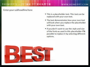 Best with up slide art word material