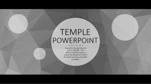 Black Edge Widescreen Atmosphere Business PPT Template