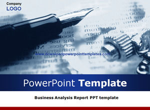 Business Analysis Report PPT template