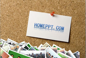 Business card label notes background slideshow material