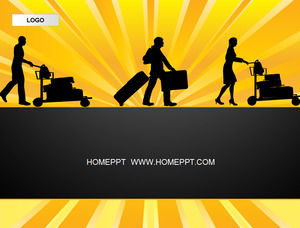 Business travel travel PPT template