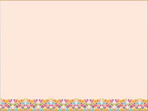 Cartoon lace PowerPoint background image download