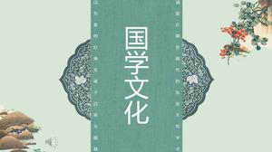Chinese style culture culture PPT template