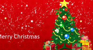 Christmas animation PPT template download