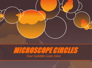 Circle vector clouds abstract ppt template