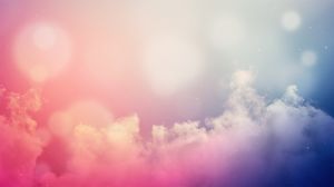 Цвет градиента облака облака PPT фоновый рисунок