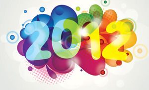 السنة الجديدة الملونة 2012