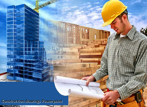 Construction drawings Powerpoint Templates