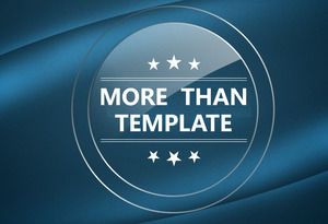 Crystal texture business PPT universal template