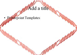 Diamond lanț metalic Powerpoint Template