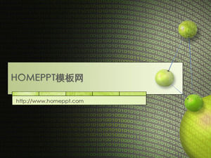 Digital network technology PPT template download