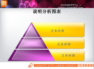 Boyutsal piramit düzeyde bir ilişki PPT grafik