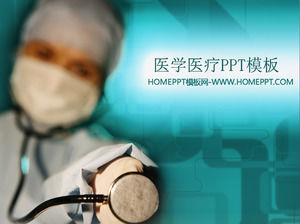 Doctor stethoscope background medical medical slide template download