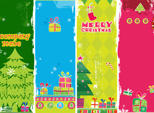 Dynamic Cartoon Background Christmas PPT Template