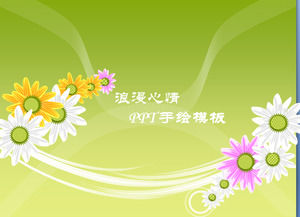 Dynamic flower PPT template download