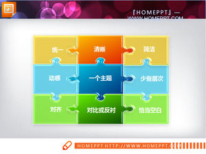 jiggler kombinasi dinamis dari PowerPoint diagram template