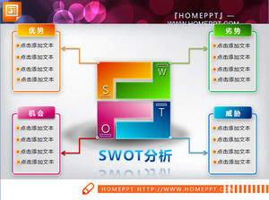 L'analyse SWOT Enterprise PPT graphique Template Télécharger