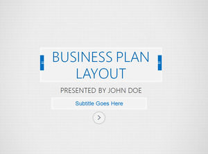 European and American classic blue simple wind business ppt template