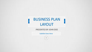 European and American fan simple business PPT template