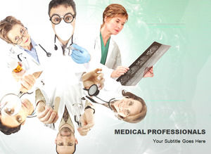 Foreign beautiful hospital medical and health PPT template