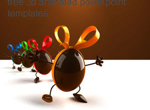 無料の3DアニメーションのPowerPointテンプレート