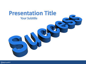 Modelo do PowerPoint - sucesso livre