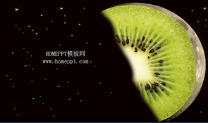 Fruit Galaxy Art PPT Template Download