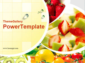Fruit Salad Template PowerPoint Unduh