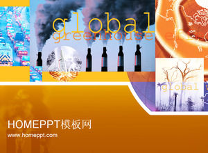 efek pemanasan rumah kaca global PPT Template Download