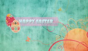 Happy Easter Easter Happy PPT Template Download