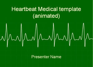 Heart and brain waves Powerpoint Templates