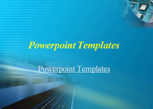 -Trenes de alta velocidad plantillas de PowerPoint