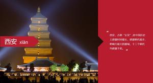 Città storica Xi'an introduzione profilo PPT