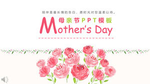 Little Fresh Mother's Day PPT Template