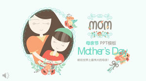 Templat PPT Cinta Ibu Hari Ibu Hebat