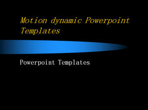 Movimento modelos de Powerpoint dinâmica