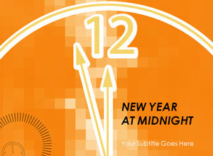 منتصف الليل بمناسبة العام الجديد