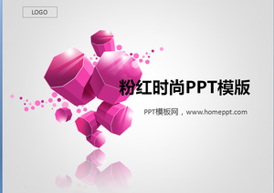 Pink Fashion Art Design PowerPoint Template Download