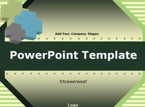 Plus background PPT template