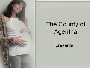 Беременная мать Powerpoint шаблоны