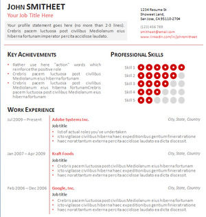 Pure white background English personal resume PPT template