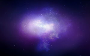Fondo púrpura cielo cósmico imagen de fondo PPT