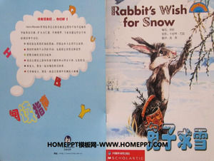 „Rabbit sucht snow“ Bilderbuch Geschichte PPT