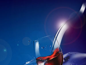 红葡萄酒背景葡萄酒文化幻灯片模板下载