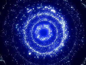 immagine di sfondo cosmico spazio PPT Rotazione galassia