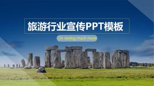 Pengenalan obyek wisata promosi proyek template PPT