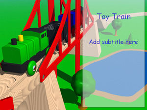 Zabawkowy pociąg