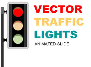 Şablonlar Powerpoint Trafik ışığı karikatür tarzı