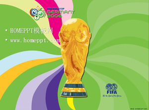 fond Coupe Viva la Coupe du Monde PPT modèle télécharger